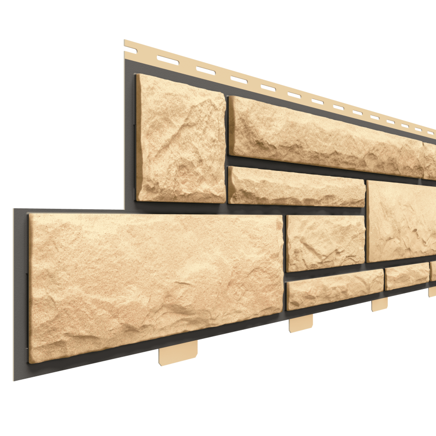 Фасадные панели Доломит, Доломит Премиум, Имбирь купить в Омске