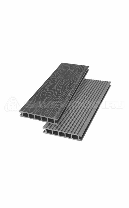 Террасная доска ДПК SaveWood, SW Ornus (T), Графит купить в Омске