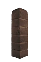 Наружный угол Альта-Профиль, Кирпич Рижский ЭКО Коричневый