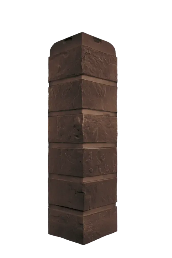 Наружный угол Альта-Профиль, Кирпич Рижский ЭКО Коричневый купить в Омске