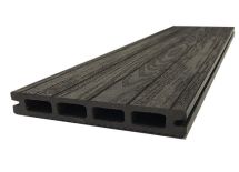 Доска террасная ДПК NanoWood «Lite» Derevo двусторонняя Антрацит
