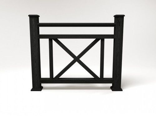 Ограждение из древесно-полимерного композита FG2 кварц купить в Омске