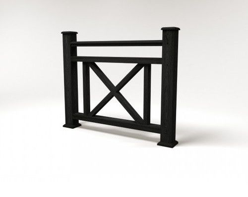 Ограждение из древесно-полимерного композита FG2 кварц купить в Омске