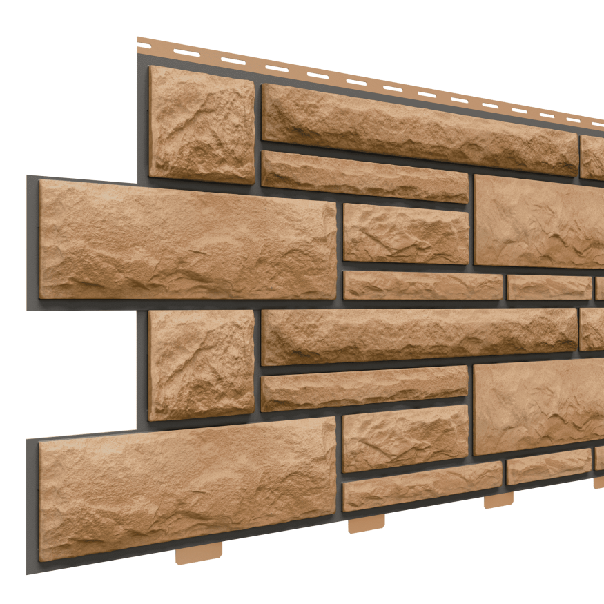 Фасадные панели Доломит, Доломит Премиум, Миндаль купить в Омске
