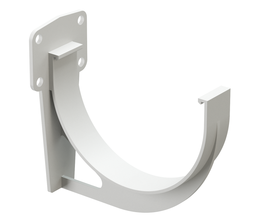 Кронштейн для желоба Docke Premium, цвет Пломбир купить в Омске