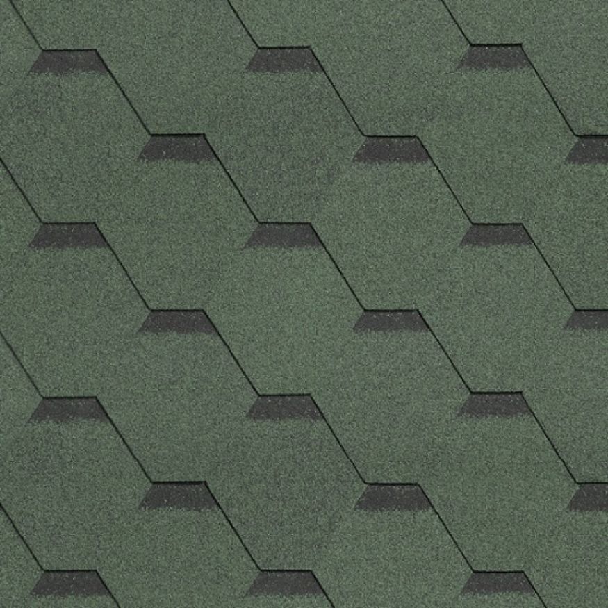 Гибкая кровля Shinglas, Ультра, Самба, Малахит. купить в Омске