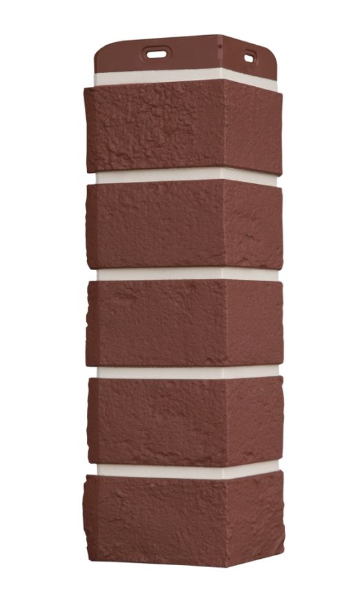 Угол наружный Grand Line, Состаренный кирпич Design Plus, Корица (Белый шов) купить в Омске