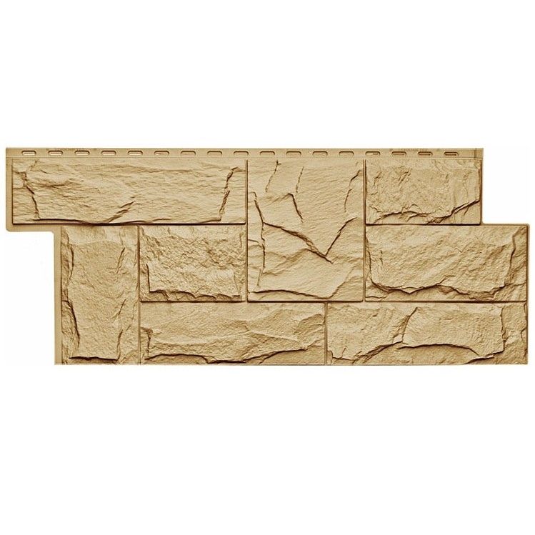 Фасадная панель T-Сайдинг, Гранит Леон Бежевый купить в Омске