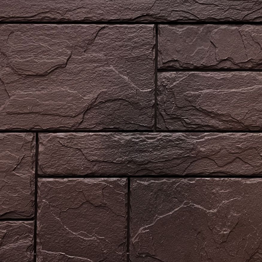 Фасадная панель FineBer Камень природный, Коричневый купить в Омске