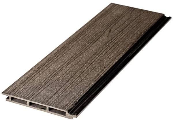 Сайдинг из ДПК Dortmax Folk Черный купить в Омске