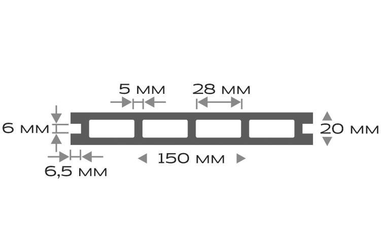 Террасная доска ДПК Outdoor 3D HAVANA/Чёрный вельвет купить в Омске