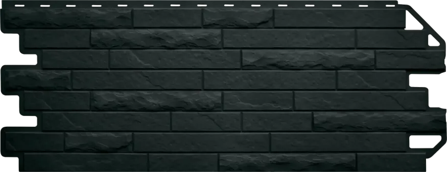 Фасадная панель Альта-Профиль Кирпич Антик ЭКО Графит купить в Омске