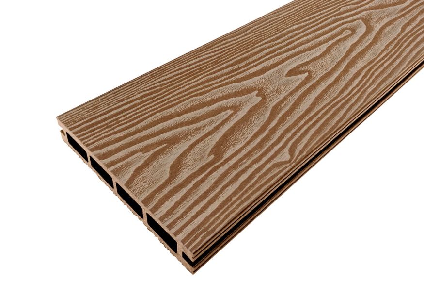 Террасная доска Holzhof, NauticPrime (Light) Esthetic Wood, Коричневый купить в Омске