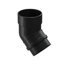Колено водосточное 45˚ Docke Lux, Карбон