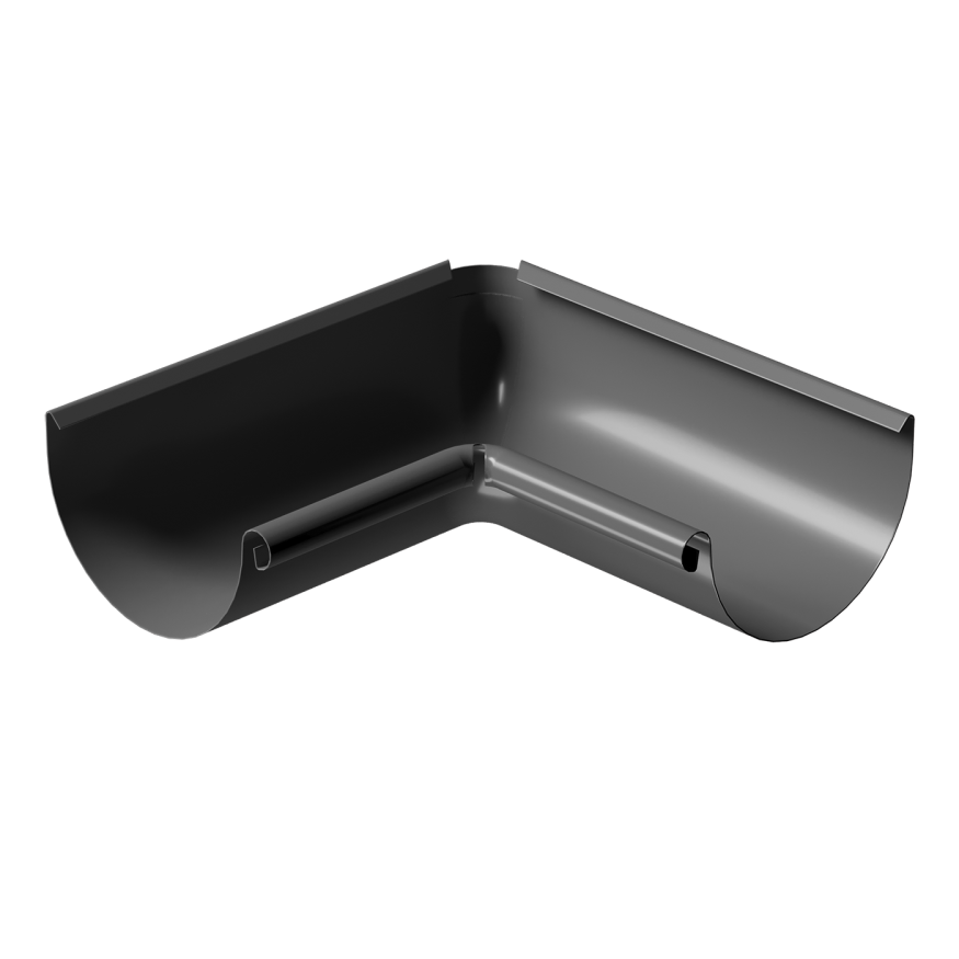 Внутренний угол желоба 90˚, Docke Stal Premium, Цвет графит купить в Омске