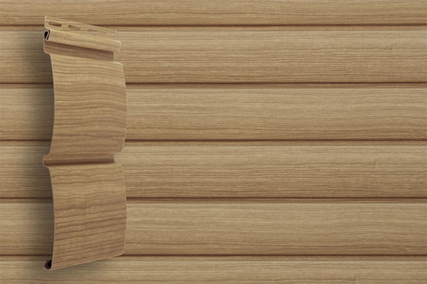 Сайдинг Grand Line, Блок-хаус Тундра, Клен. купить в Омске