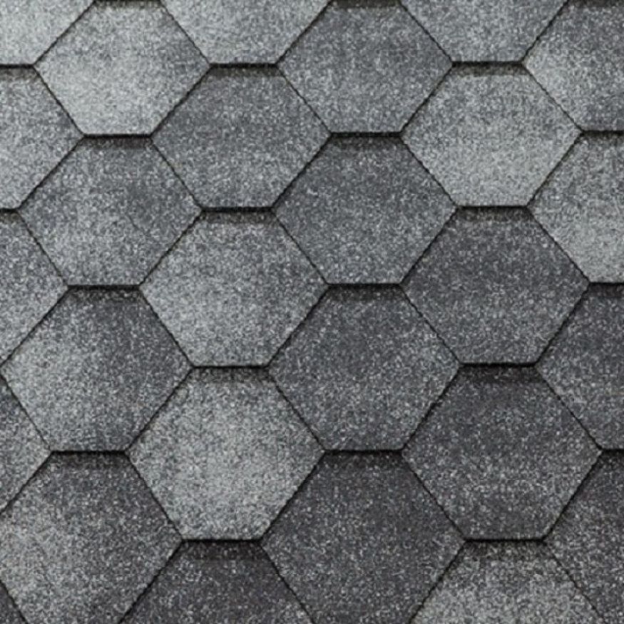 Гибкая черепица KATEPAL JAZZY серого цвета купить в Омске