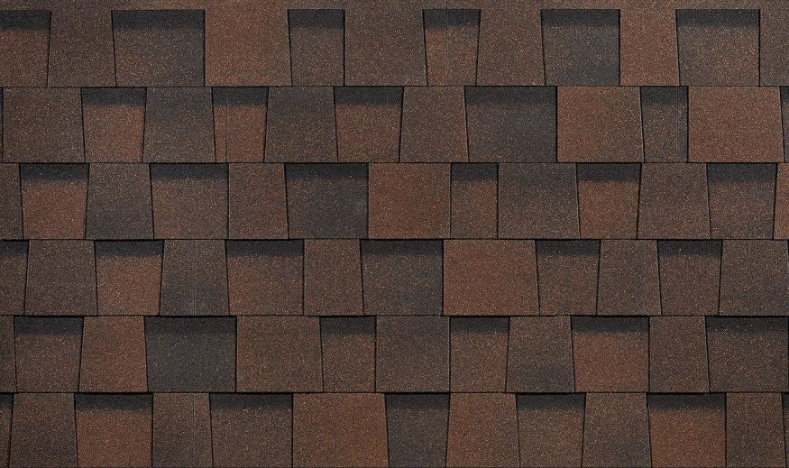 Ламинированная черепица Docke, DRAGON STANDARD, Тёмно-коричневый купить в Омске