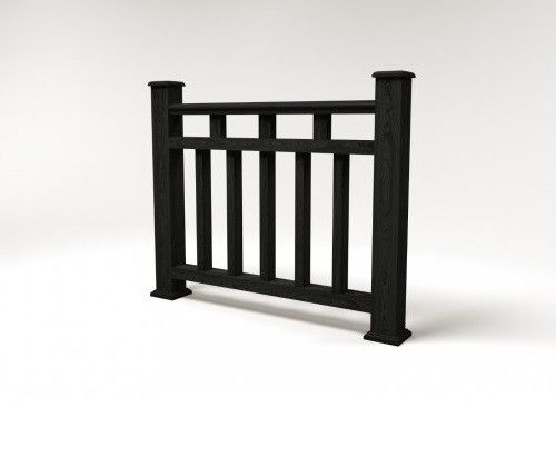 Ограждение из композитного древесно-полимерного материала FG1 кварц купить в Омске