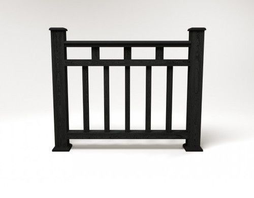 Ограждение из композитного древесно-полимерного материала FG1 кварц купить в Омске