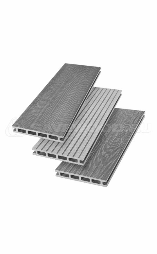 Террасная доска ДПК SaveWood, SW Carpinus (R), Пепельный купить в Омске