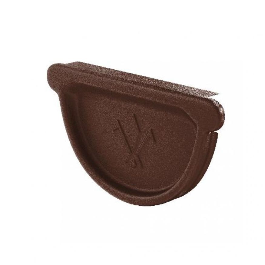 Универсальная заглушка с резиновым уплотнителем Aquasystem, RAL 8017, коричневый матовый, 150/100. купить в Омске