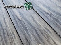 Террасная доска WOODVEX Select ДПК Бело-серый