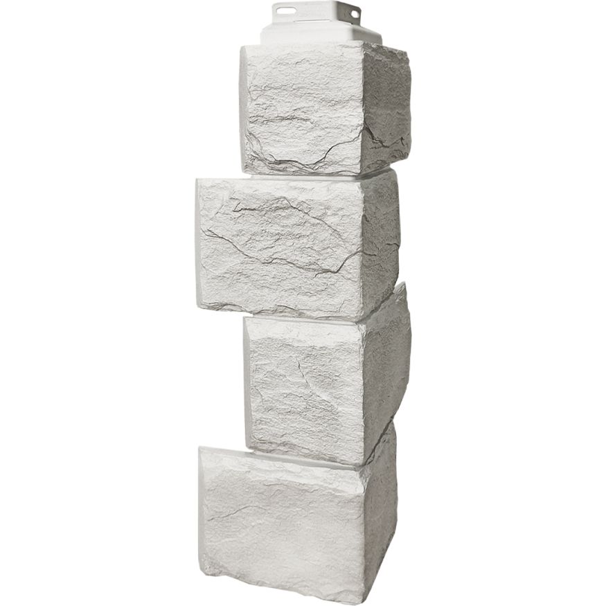 Наружный угол FineBer Камень природный, Жемчужный купить в Омске