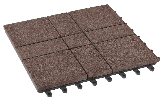 Модульный паркет ДПК GRINDERDECO Люкс 11 Цвет Шоколад купить в Омске