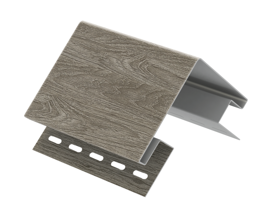 Внешний угол Ю-Пласт, Timberblock Планкен, Серый. купить в Омске