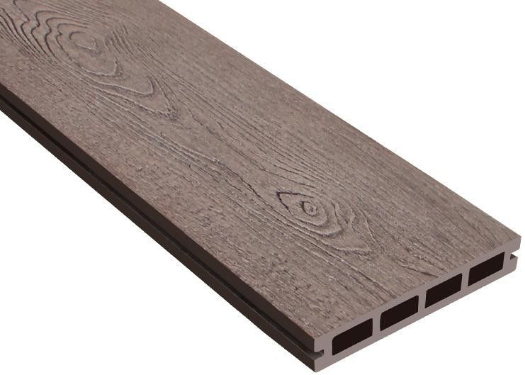 Террасная доска ДПК Outdoor 3D NEVADA/CALIFORNIA коричневая микс купить в Омске