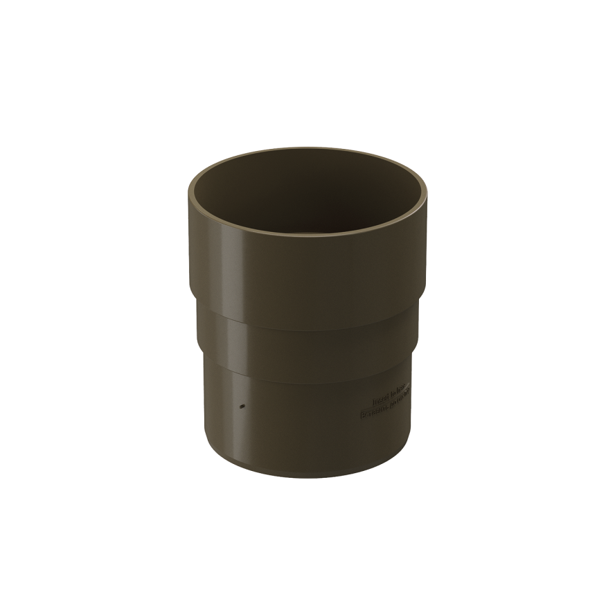 Соединительная муфта для водостока Docke Premium, цвет Каштан купить в Омске
