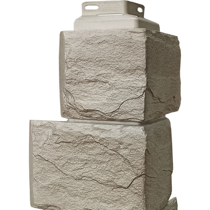 Наружный угол FineBer Камень природный, Песочный купить в Омске