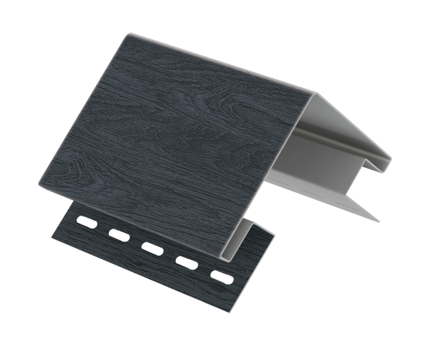 Наружный угол Ю-Пласт, Timberblock, угольный цвет купить в Омске