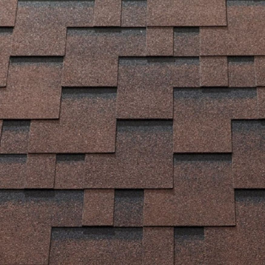 Гибкая черепица KATEPAL ROCKY, цвет спелый каштан купить в Омске