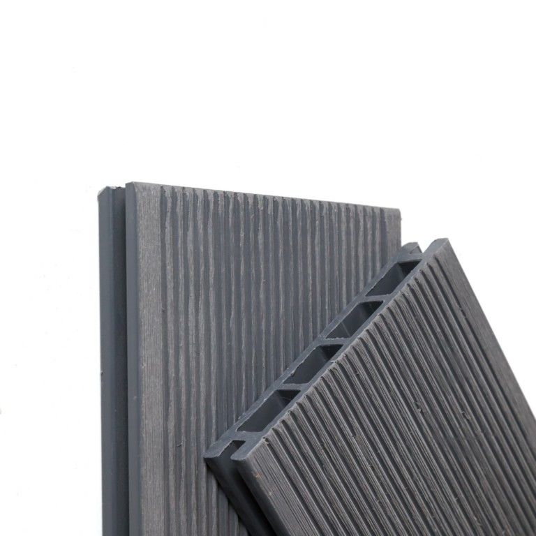 Террасная доска Экодекинг Титан 3D, Серый купить в Омске