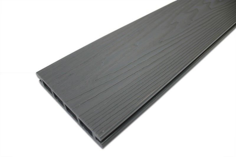 Террасная доска Экодекинг Титан 3D, Серый купить в Омске