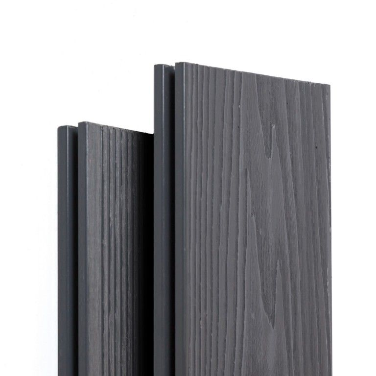 Террасная доска Экодекинг Титан 3D, Серый купить в Омске