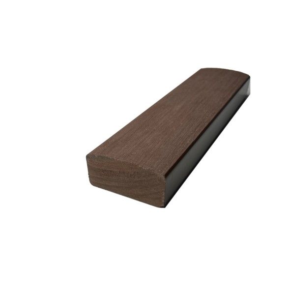 Лавочный брус Ecodecking Некст полнотелый брашированный, Шоколад купить в Омске