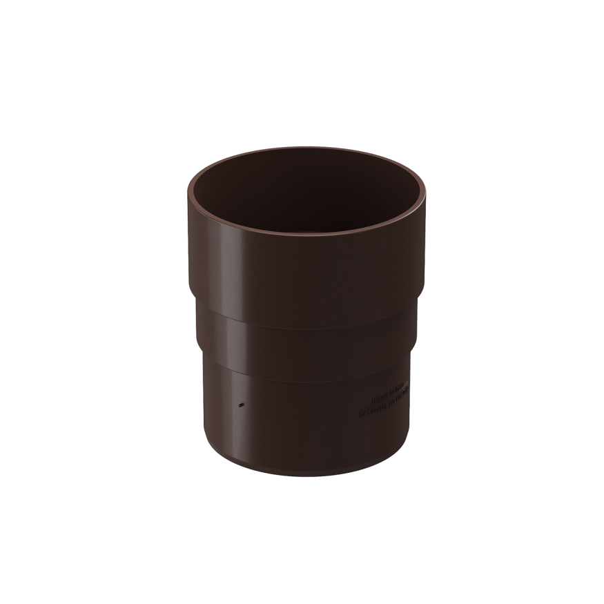 Соединительная муфта для водостока Docke Premium, цвет Шоколад. купить в Омске