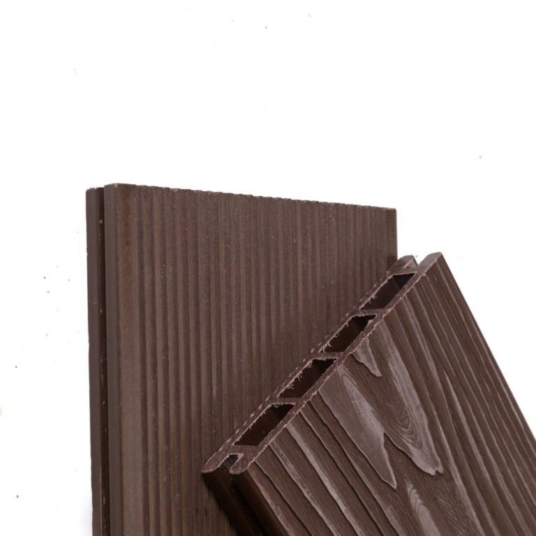 Террасная доска Экодекинг Титан 3D, Шоколад купить в Омске