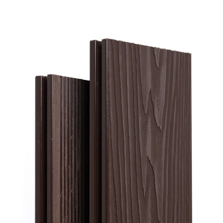 Террасная доска Экодекинг Титан 3D, Шоколад купить в Омске