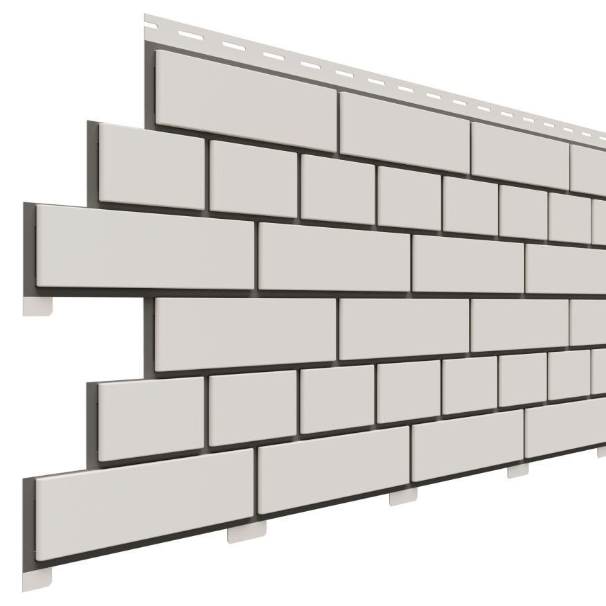 Фасадная панель Доломит, Белый прокрашенный кирпич купить в Омске