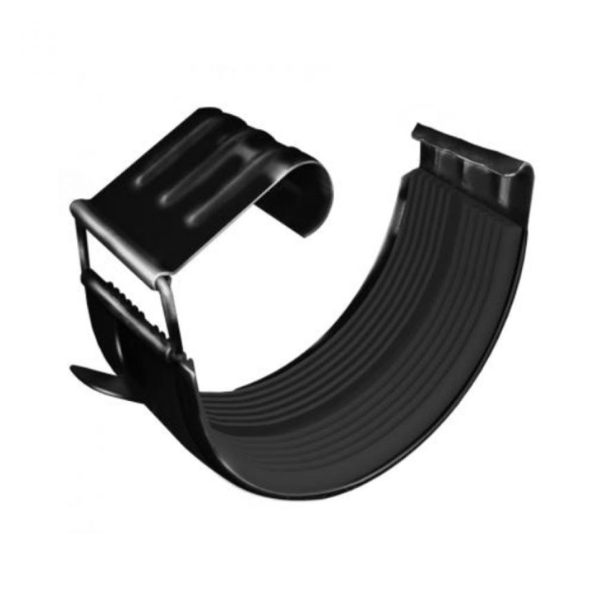 Соединитель для водосточного желоба Grand Line, черный (RAL 9005) купить в Омске