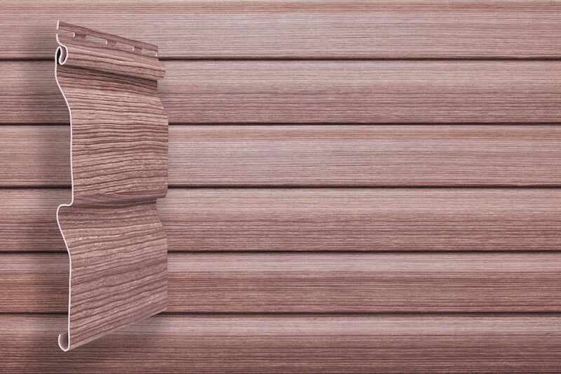 Сайдинг Grand Line, Корабельная доска Tundra, Цвет Рябина купить в Омске