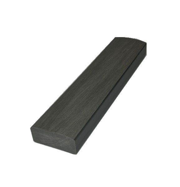 Лавочный брус Ecodecking Некст полнотелый брашированный, Графит купить в Омске