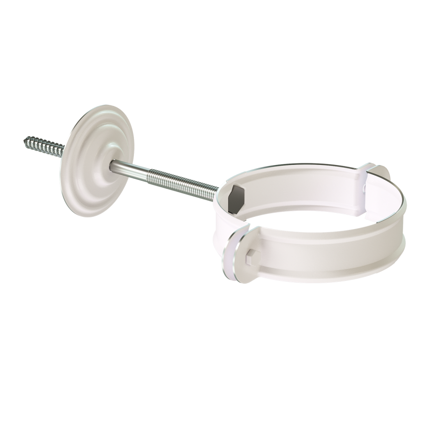 Хомут для водостока Docke Stal Premium, Пломбир купить в Омске