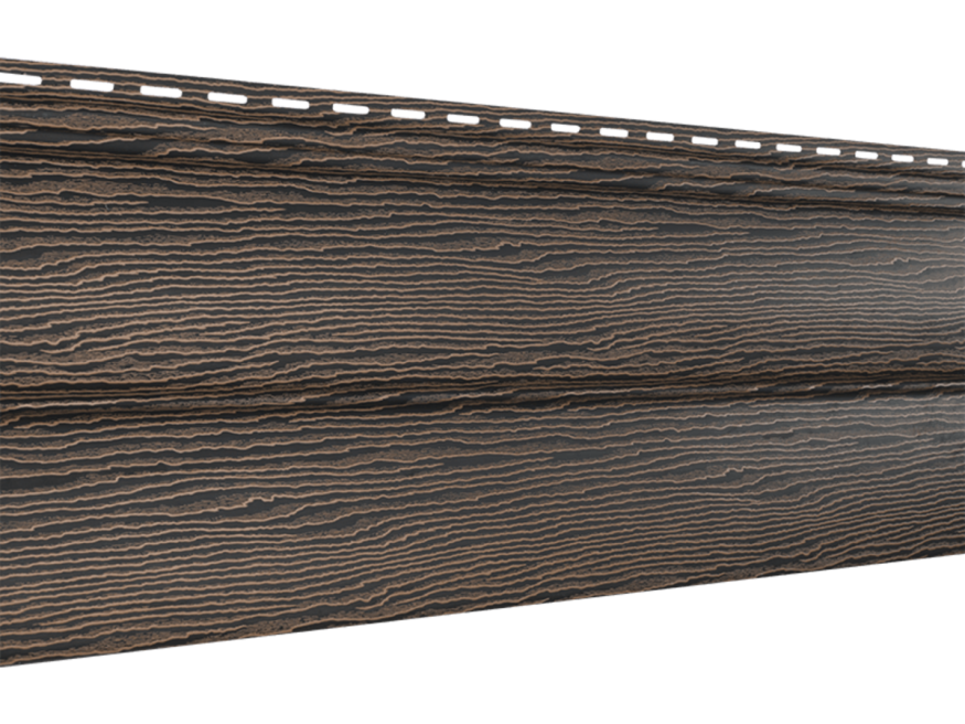 Виниловый сайдинг Ю-пласт TimberBlock Дуб, Мореный купить в Омске