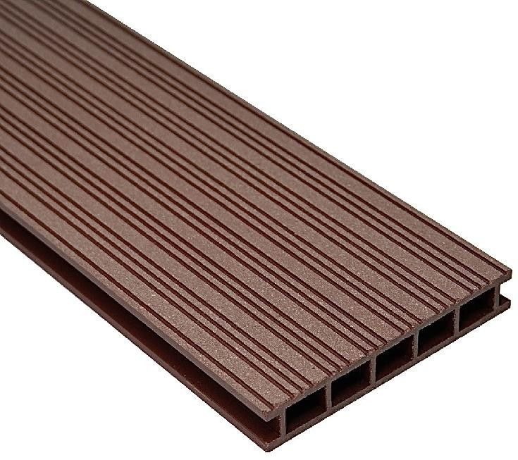 Террасная доска из ДПК Faynag Premium VELVET-ZEBRA - Цвет шоколад купить в Омске