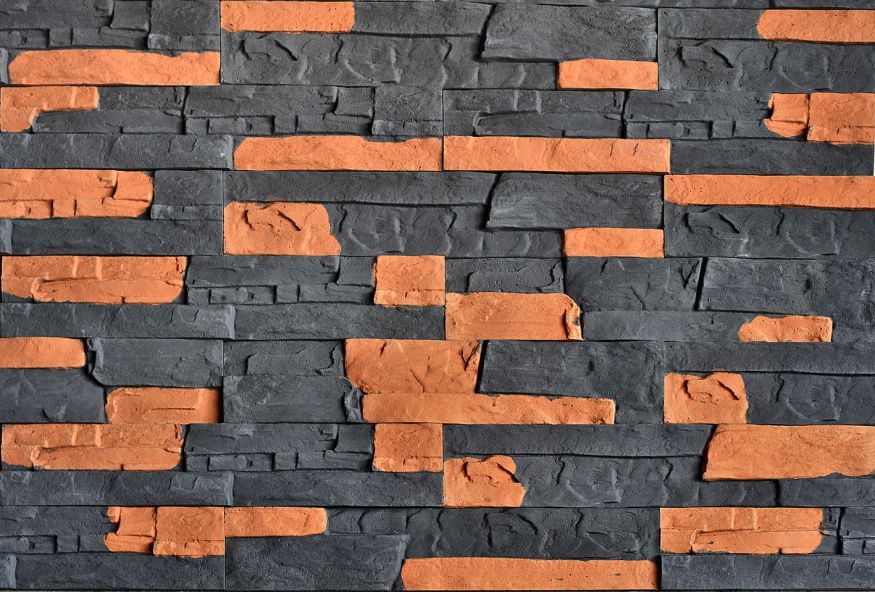 Фасадная плитка Кирисс Фасад, Сланец 49 купить в Омске